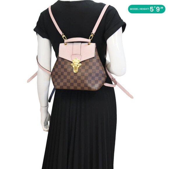 Louis Vuitton  Clapton Damier Ebene Backpack Bag Magnolia - Picture 2 of 13